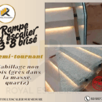Rampe d'escalier 3*8
